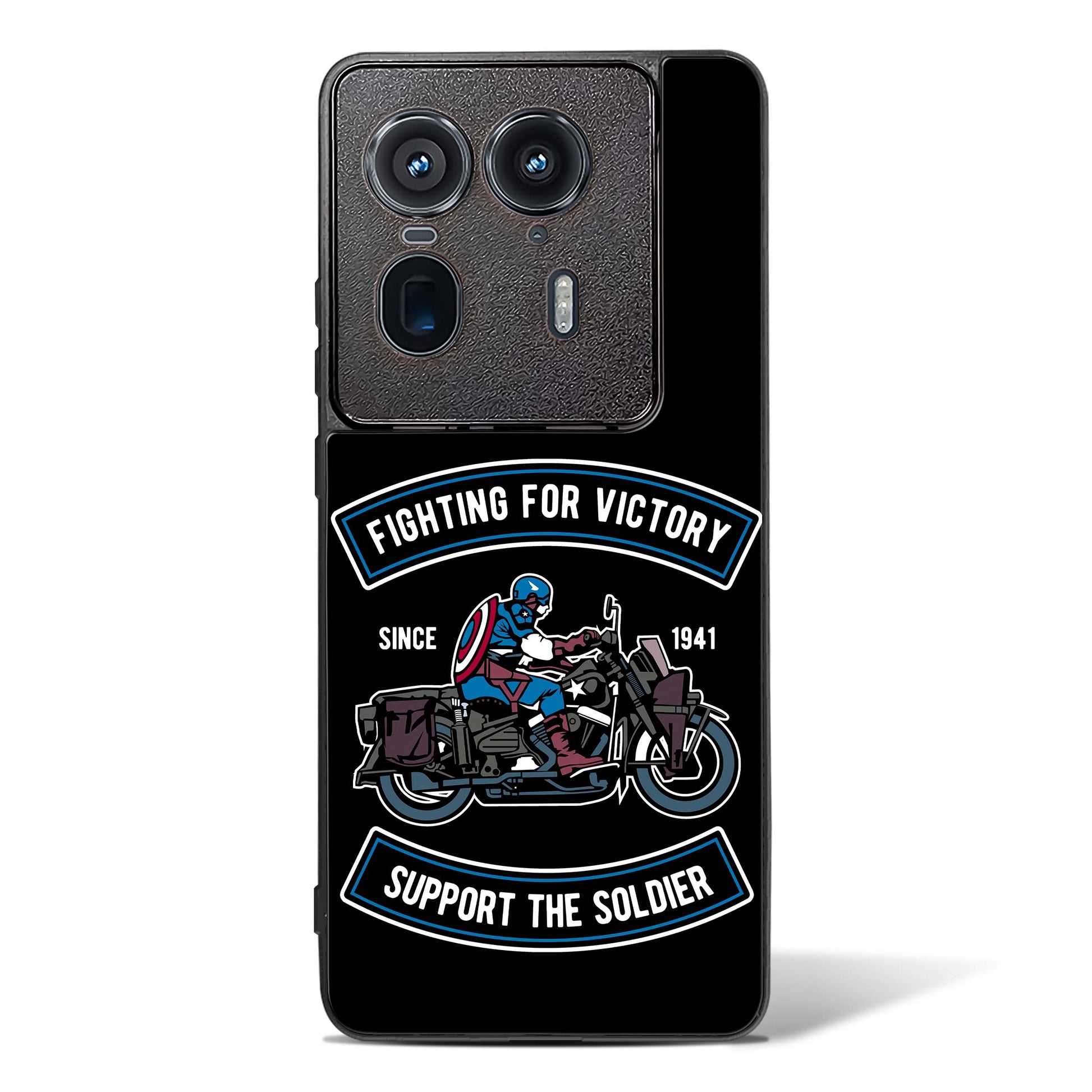 Vintage Heroic Ride Glass Phone Case-Motorola Edge 50 Ultra