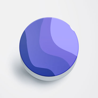 Violet Waves Flat Pop Holder