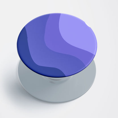 Violet Waves Flat Pop Holder