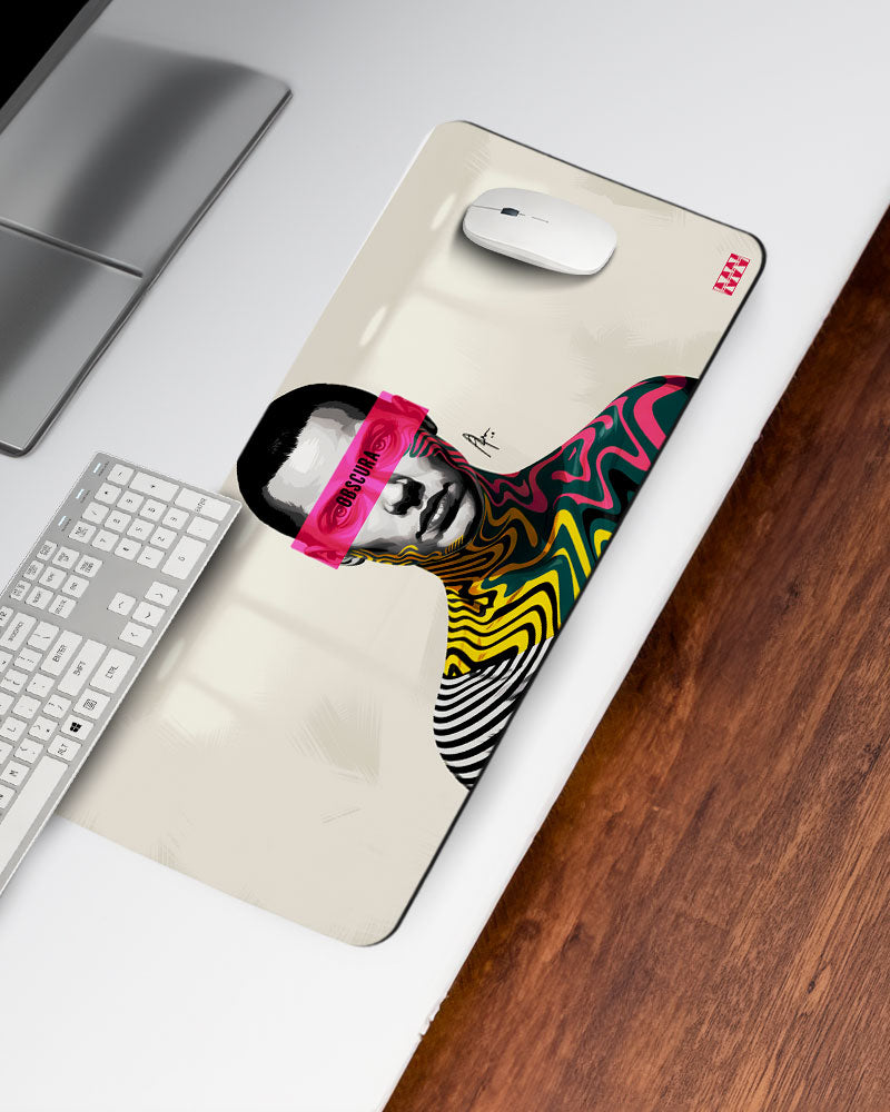 Visual Riot Structured by Instinct Deskmat