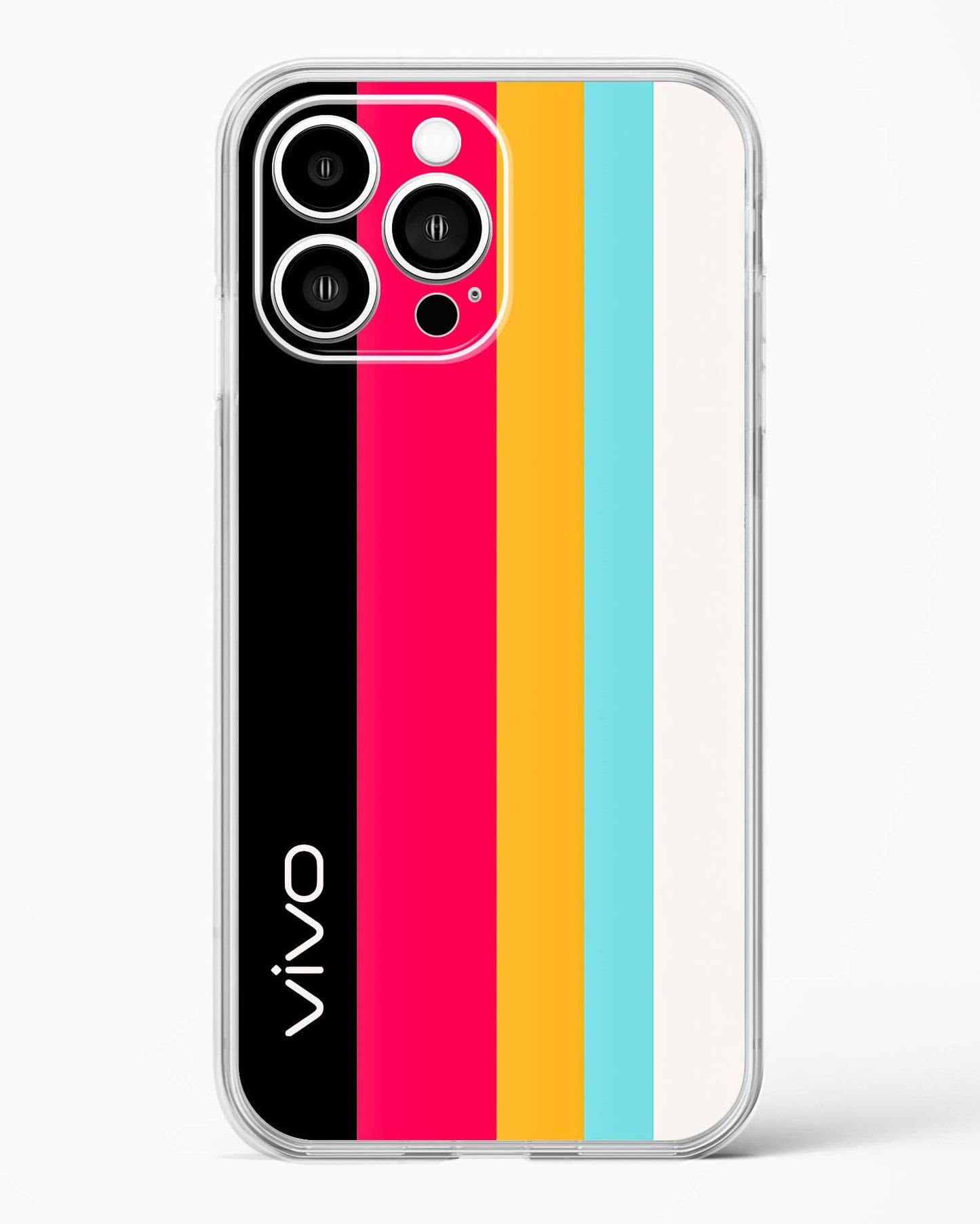 Spectrum Stripe Clear Silicone Case
