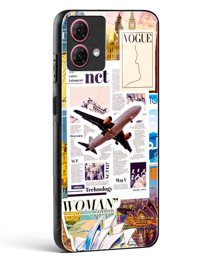 Wanderlust Travel Glass Phone Case-Moto G84 5G