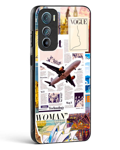 Wanderlust Travel Glass Phone Case-Motorola Edge 30