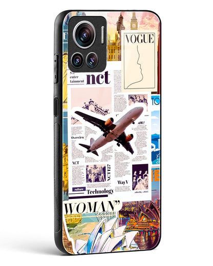Wanderlust Travel Glass Phone Case-Motorola Edge 30 Ultra