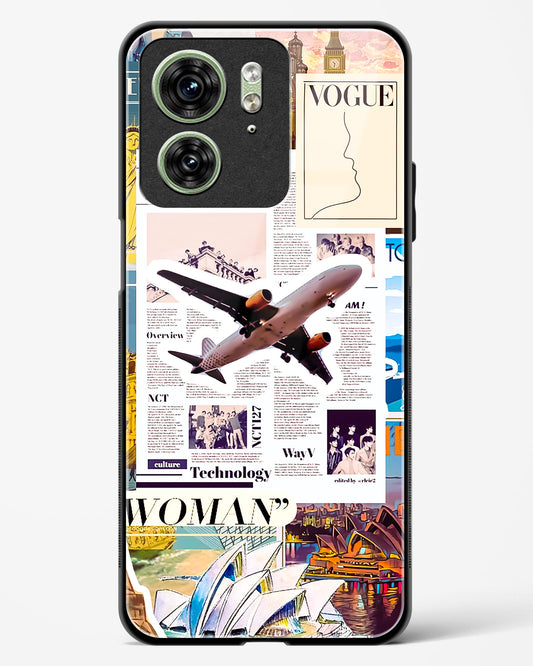 Wanderlust Travel Glass Phone Case-Motorola Edge 40