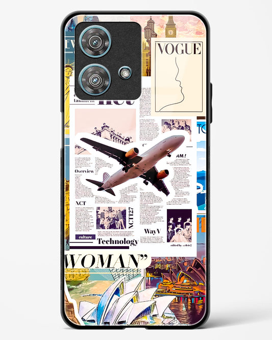Wanderlust Travel Glass Phone Case-Motorola Edge 40 Neo