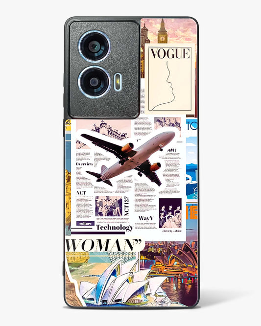 Wanderlust Travel Glass Phone Case-Motorola Edge 50 Fusion