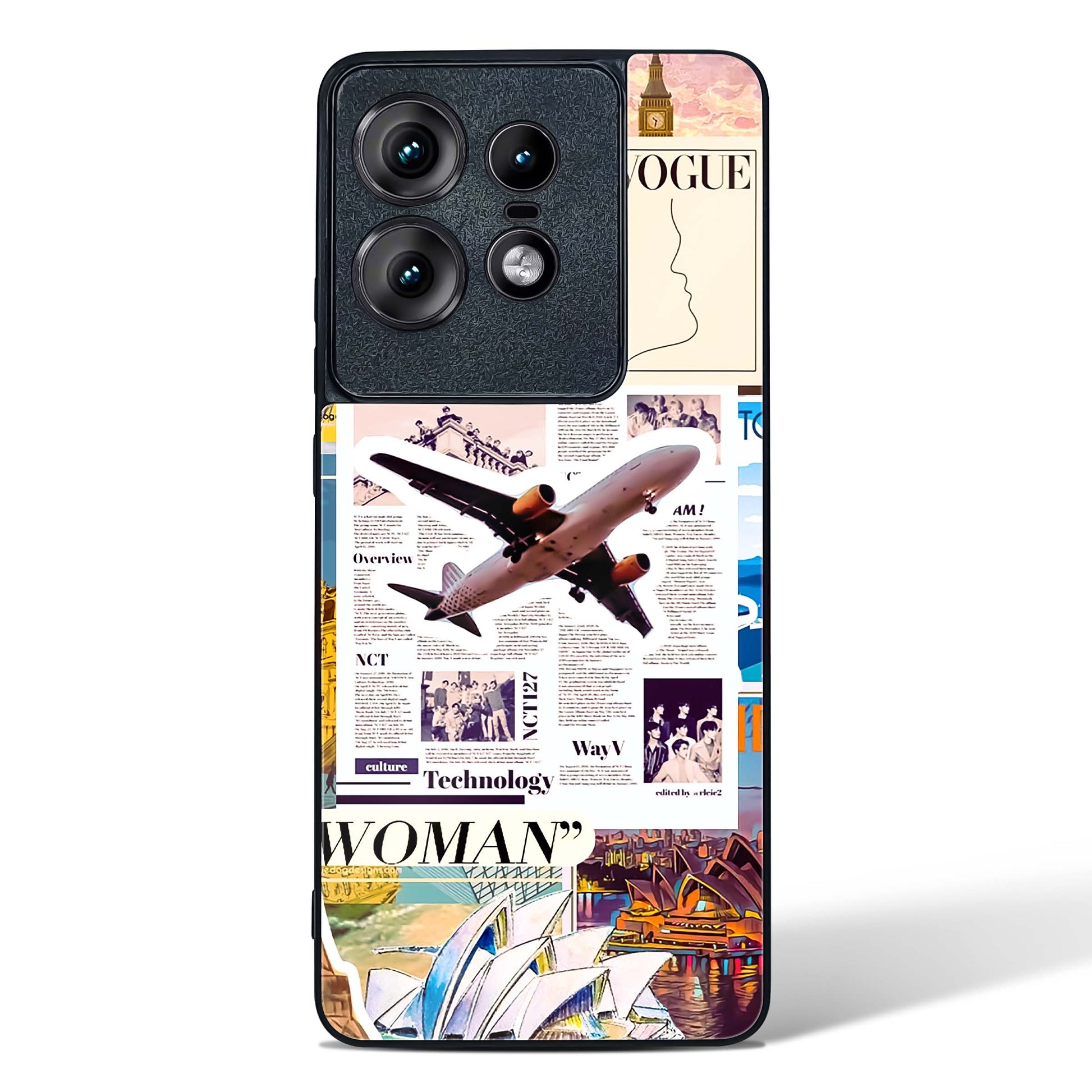 Wanderlust Travel Glass Phone Case-Motorola Edge 50 Pro