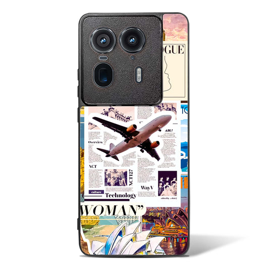 Wanderlust Travel Glass Phone Case-Motorola Edge 50 Ultra