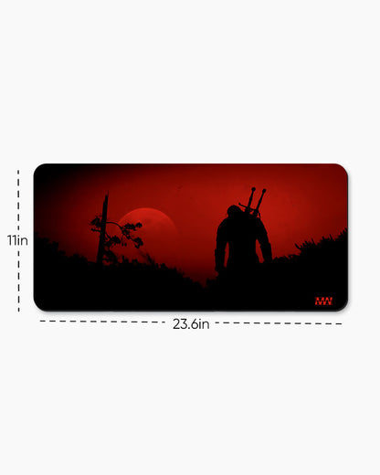 Warrior Sunset Silhouette Deskmat