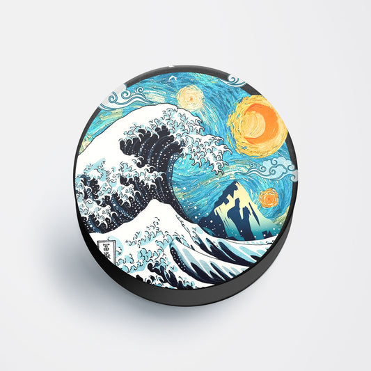 Wave of Kanagawa Flat Pop Holder