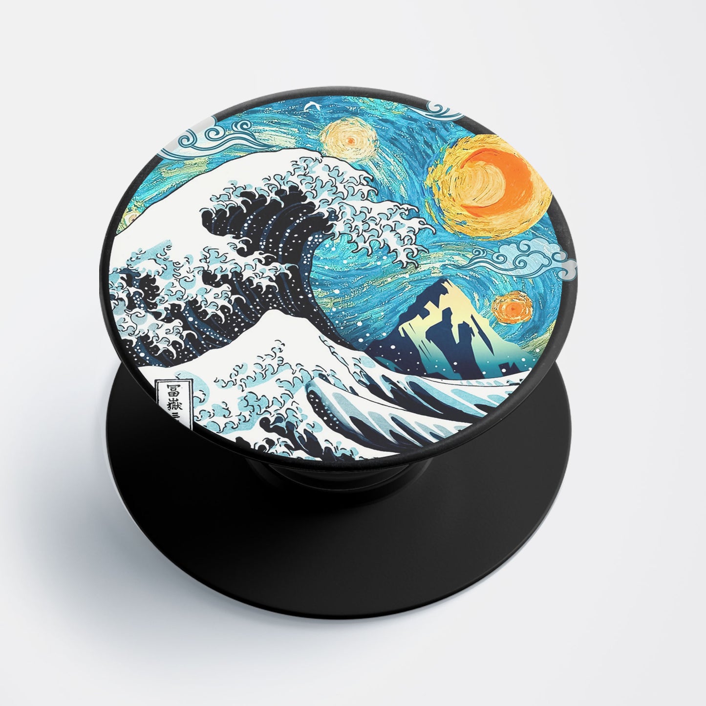 Wave of Kanagawa Flat Pop Holder