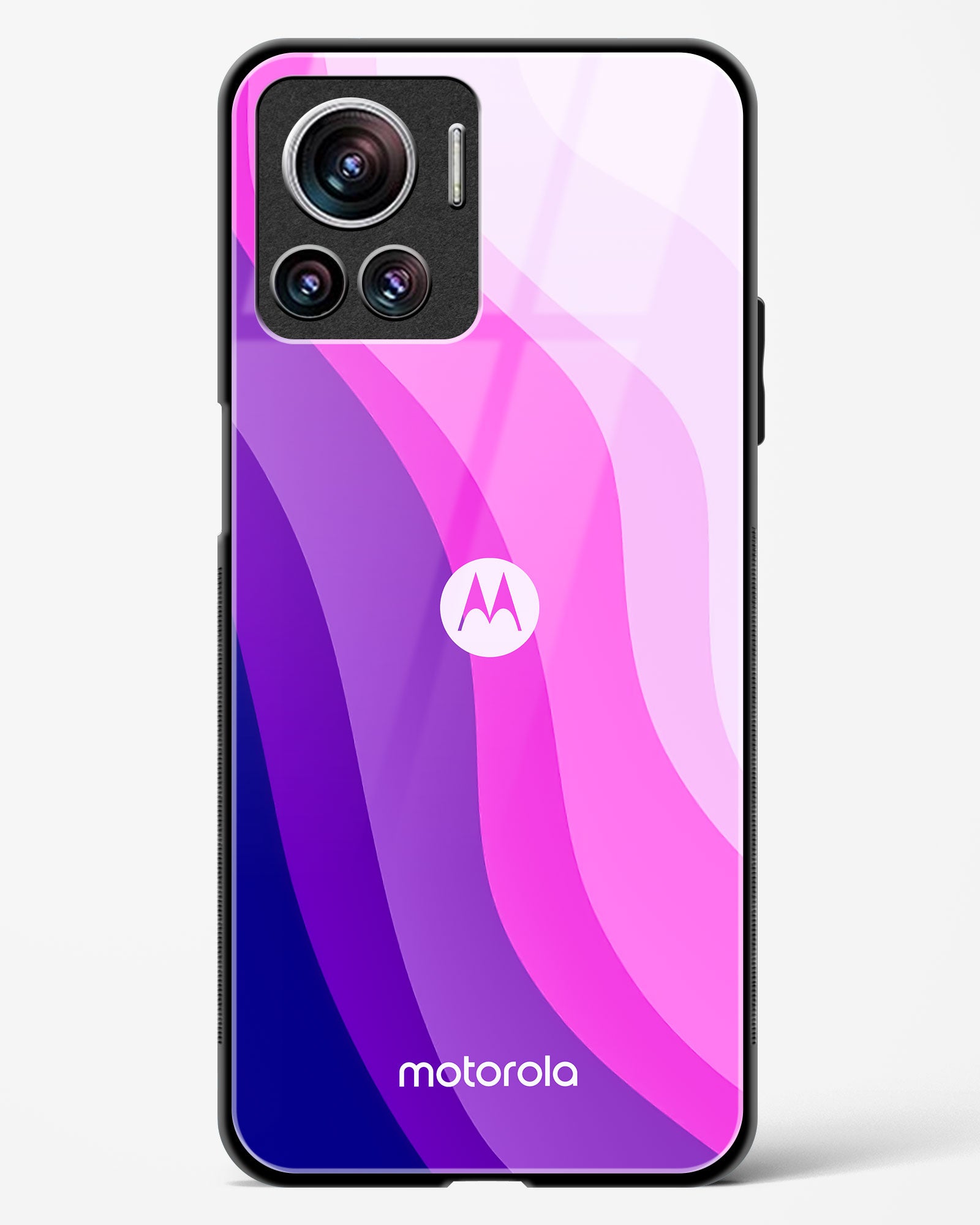 Whispering Violets Glass Phone Case-Motorola Edge 30 Ultra
