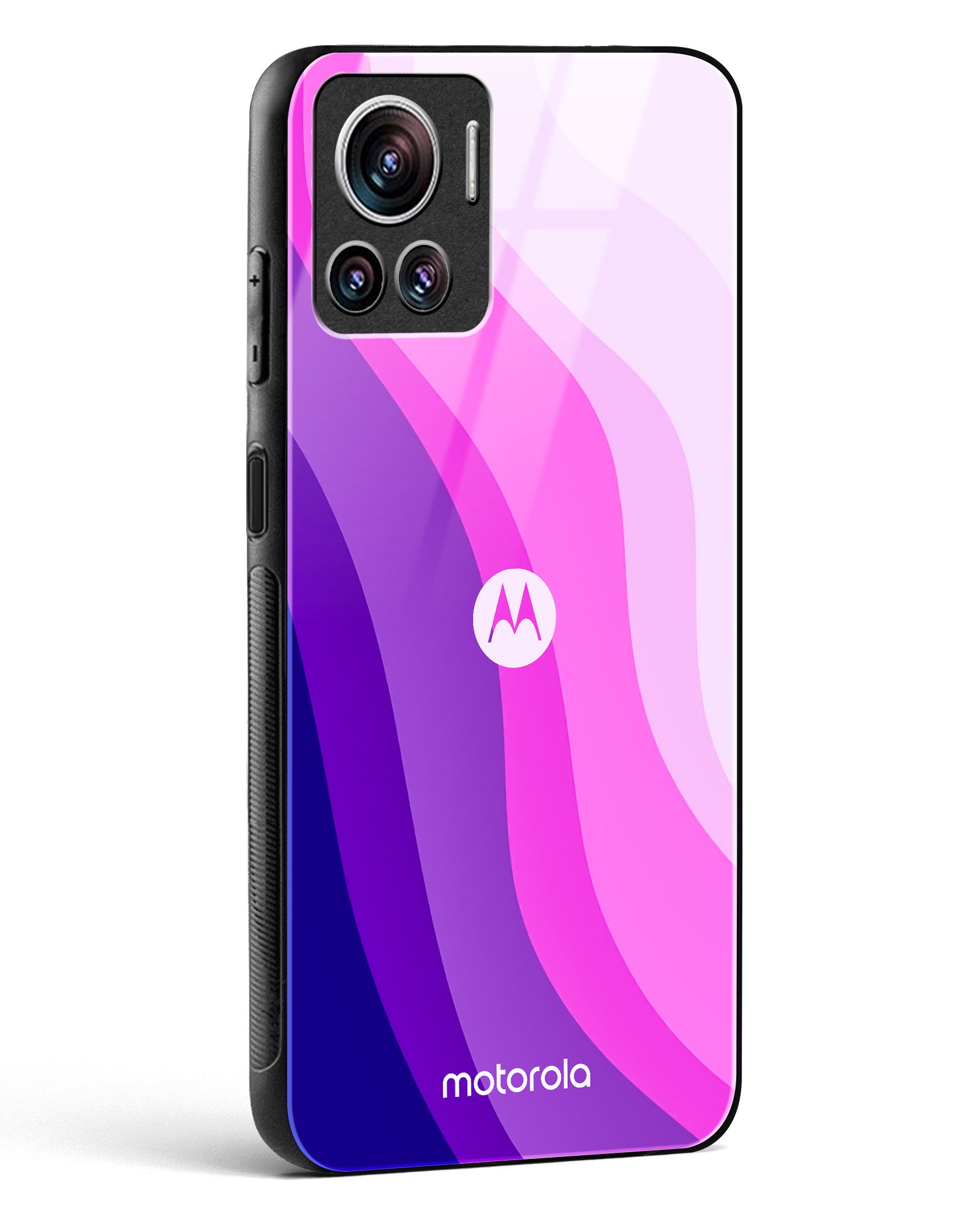 Whispering Violets Glass Phone Case-Motorola Edge 30 Ultra
