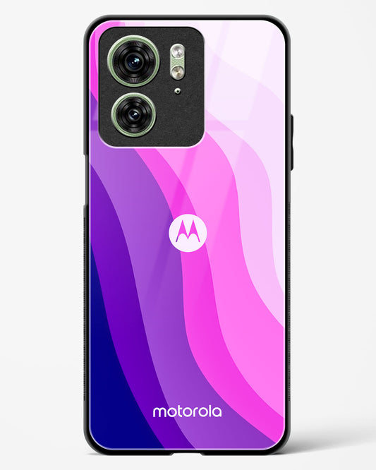 Whispering Violets Glass Phone Case-Motorola Edge 40