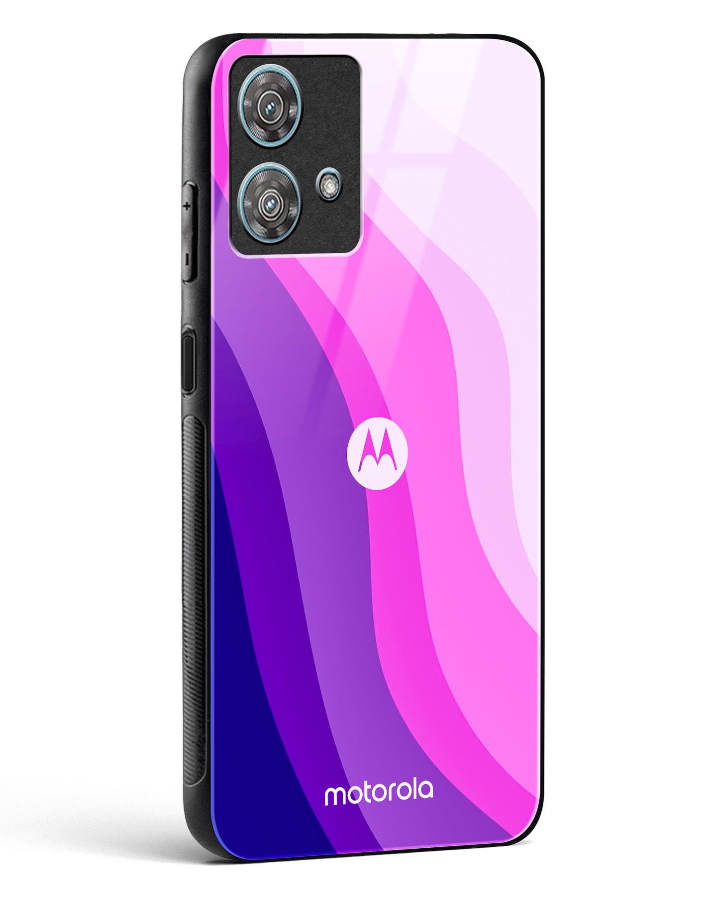 Whispering Violets Glass Phone Case-Motorola Edge 40 Neo