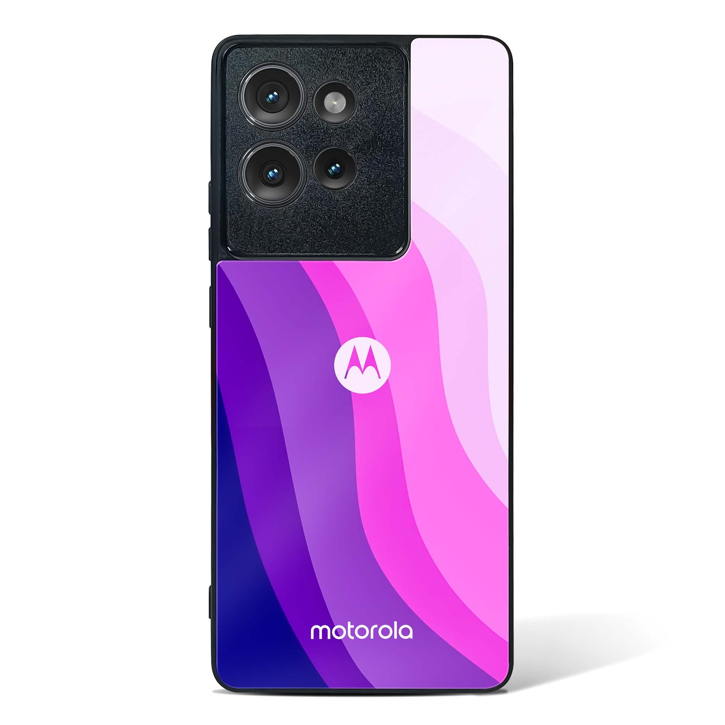 Whispering Violets Glass Phone Case-Motorola Edge 50