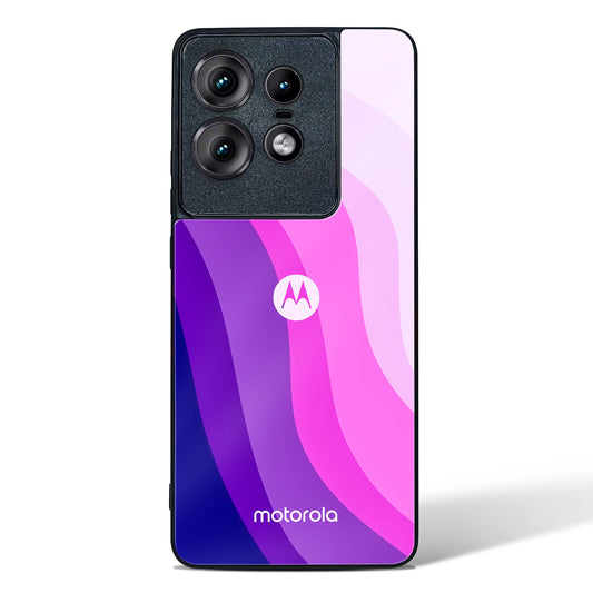 Whispering Violets Glass Phone Case-Motorola Edge 50 Pro