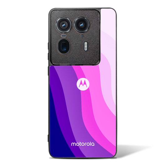 Whispering Violets Glass Phone Case-Motorola Edge 50 Ultra