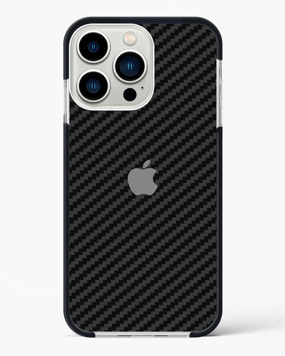 White Carbon Pattern Impact Drop Protection Case