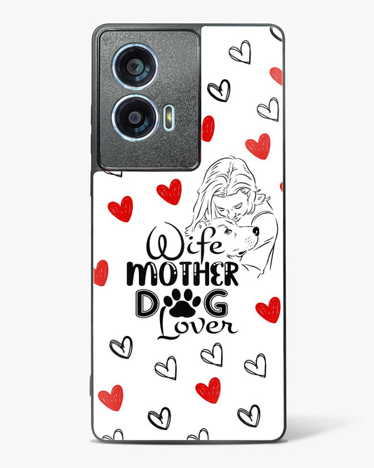 Wife Mother Dog Lover Glass Phone Case-Motorola Edge 50 Fusion