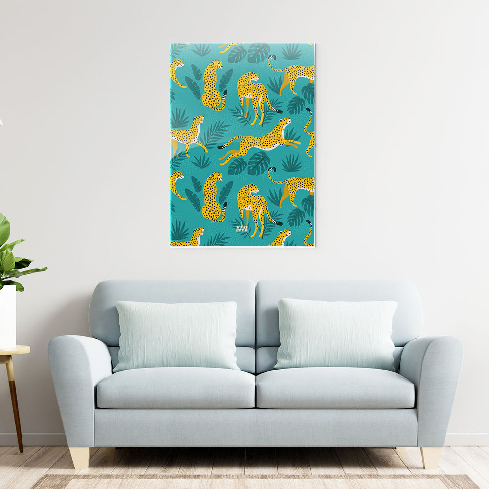 Wild Cheetahs Metal-Poster
