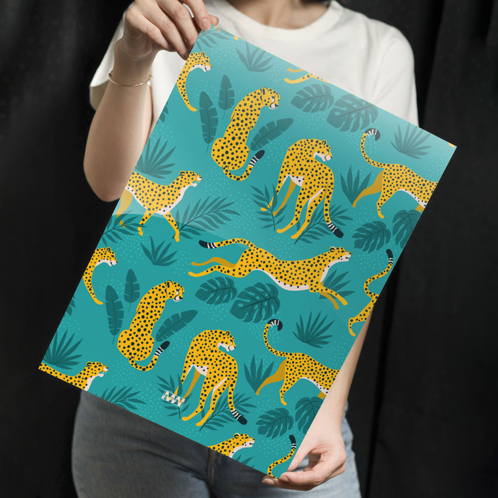 Wild Cheetahs Metal-Poster