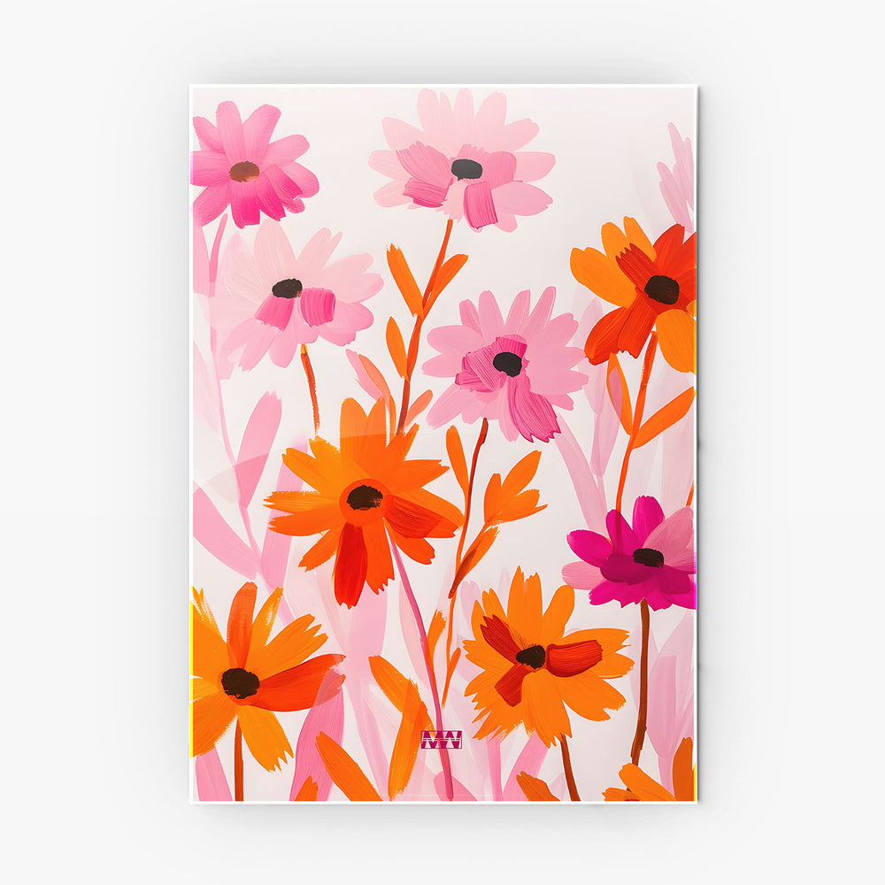 Wildflower Pop Metal-Poster