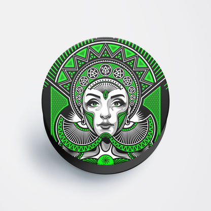 Women Zentagle art Flat Pop Holder