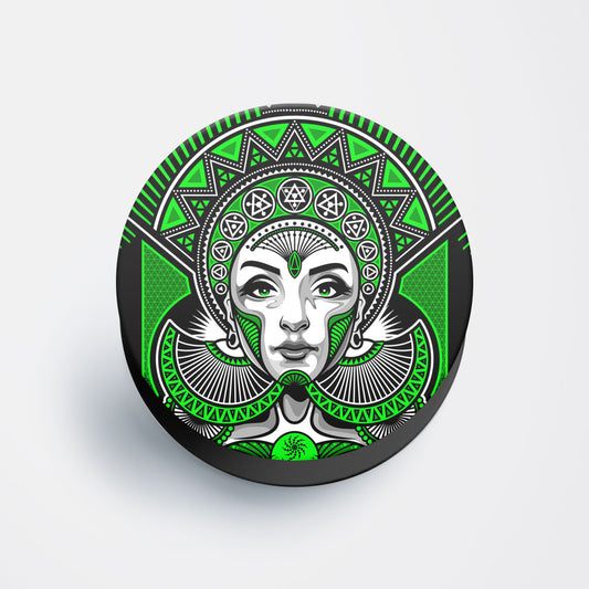 Women Zentagle art Flat Pop Holder