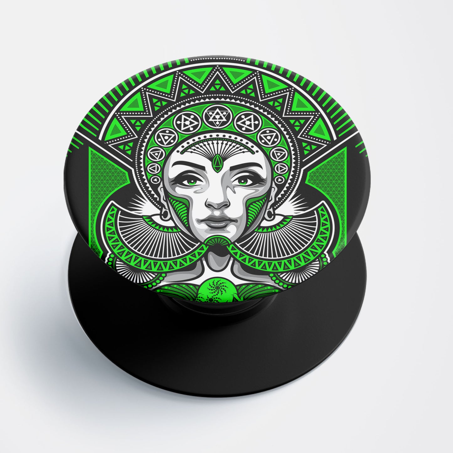 Women Zentagle art Flat Pop Holder