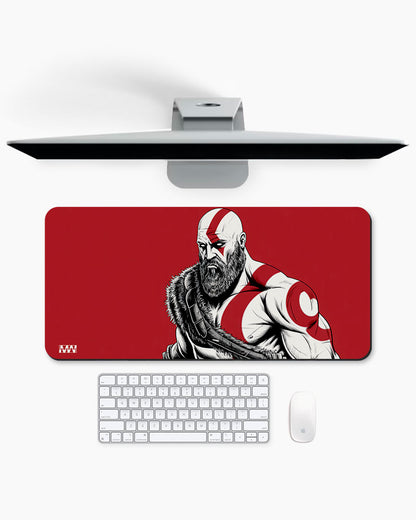Wrath of Sparta Kratos Unleashed Desk Mat