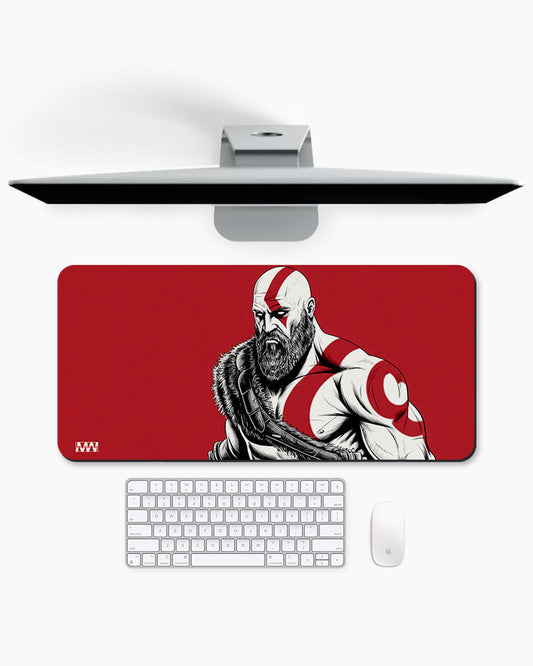 Wrath of Sparta Kratos Unleashed Desk Mat