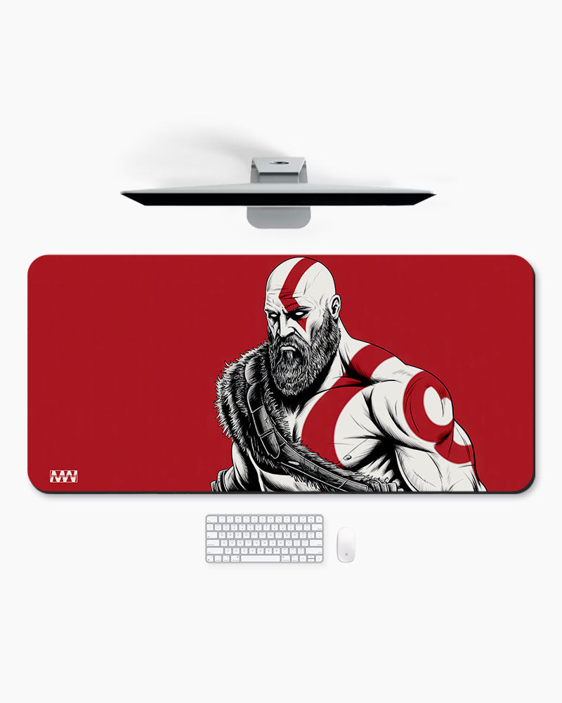 Wrath of Sparta Kratos Unleashed Desk Mat