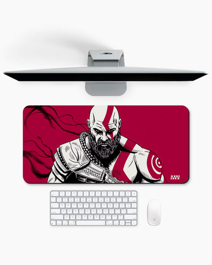 Wrath of the Ghost of Sparta Kratos Desk Mat