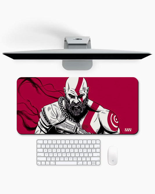 Wrath of the Ghost of Sparta Kratos Desk Mat
