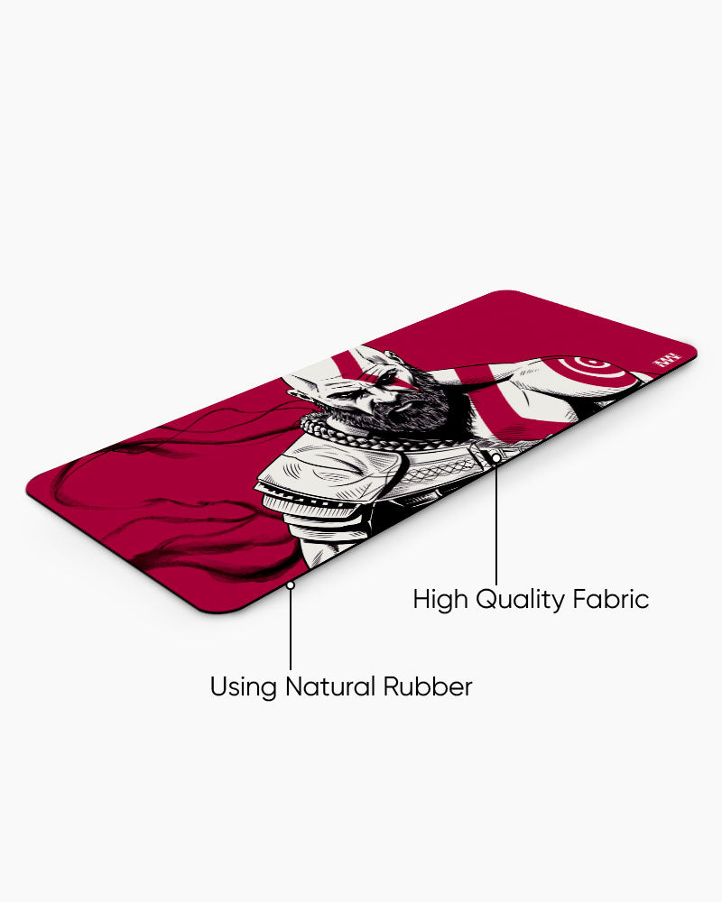 Wrath of the Ghost of Sparta Kratos Desk Mat