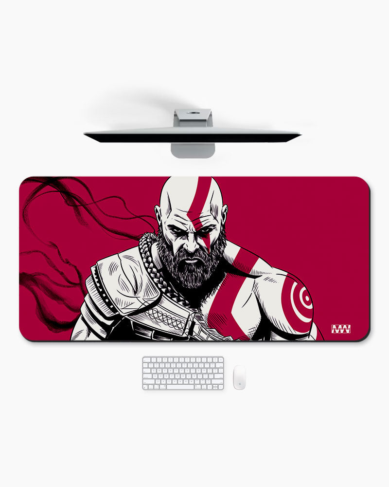 Wrath of the Ghost of Sparta Kratos Desk Mat