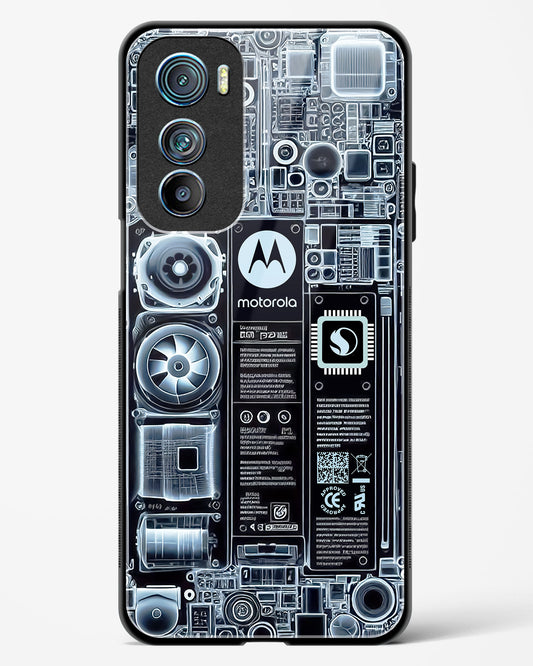 X-ray Vision Circuit Glass Phone Case-Motorola Edge 30