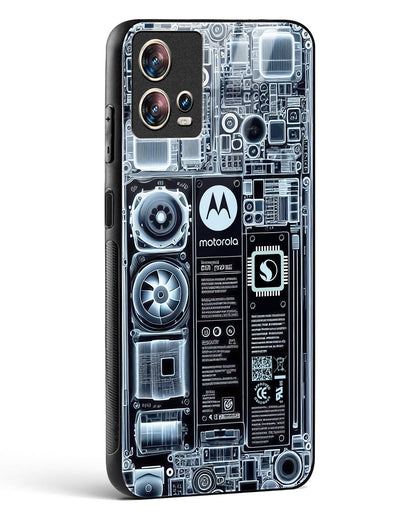 X-ray Vision Circuit Glass Phone Case-Motorola Edge 30 Fusion