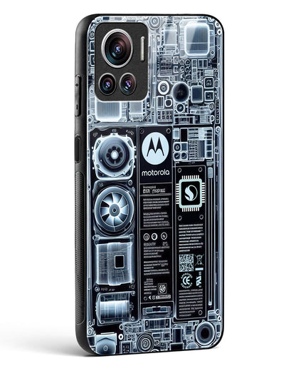 X-ray Vision Circuit Glass Phone Case-Motorola Edge 30 Ultra