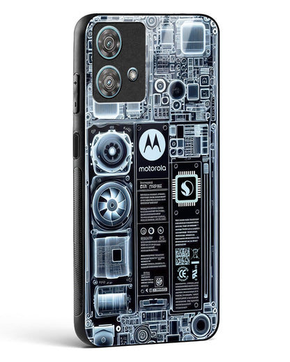 X-ray Vision Circuit Glass Phone Case-Motorola Edge 40 Neo