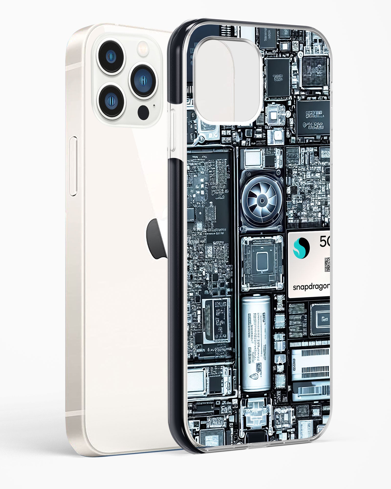 X-ray Vision Cyber Glass Impact Drop Protection Case
