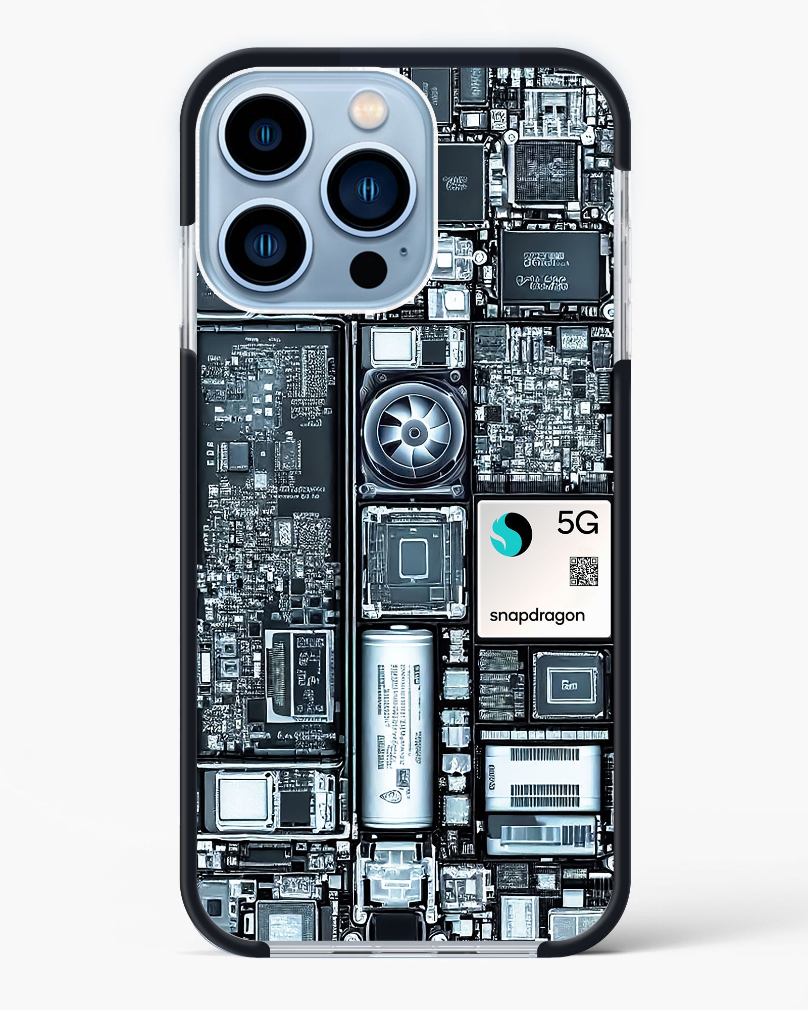 X-ray Vision Cyber Glass Impact Drop Protection Case