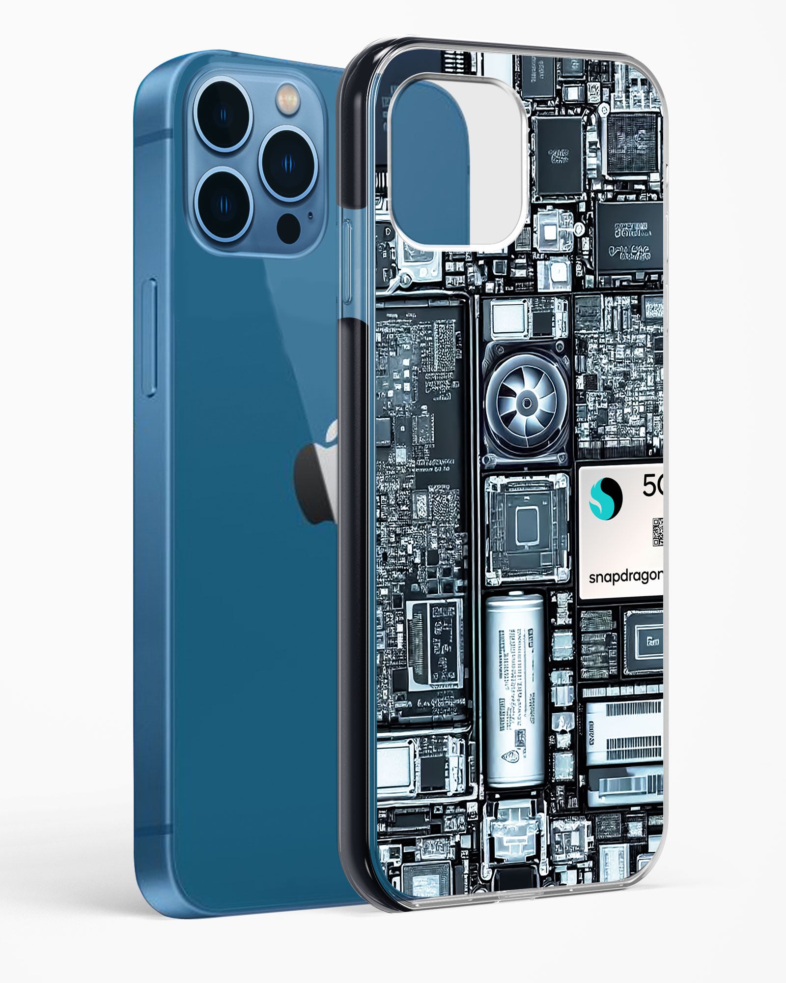 X-ray Vision Cyber Glass Impact Drop Protection Case
