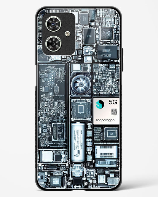 X-ray Vision Cyber Glass Phone Case-Moto G54 5G