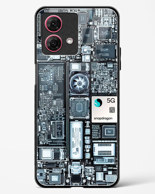 X-ray Vision Cyber Glass Phone Case-Moto G84 5G