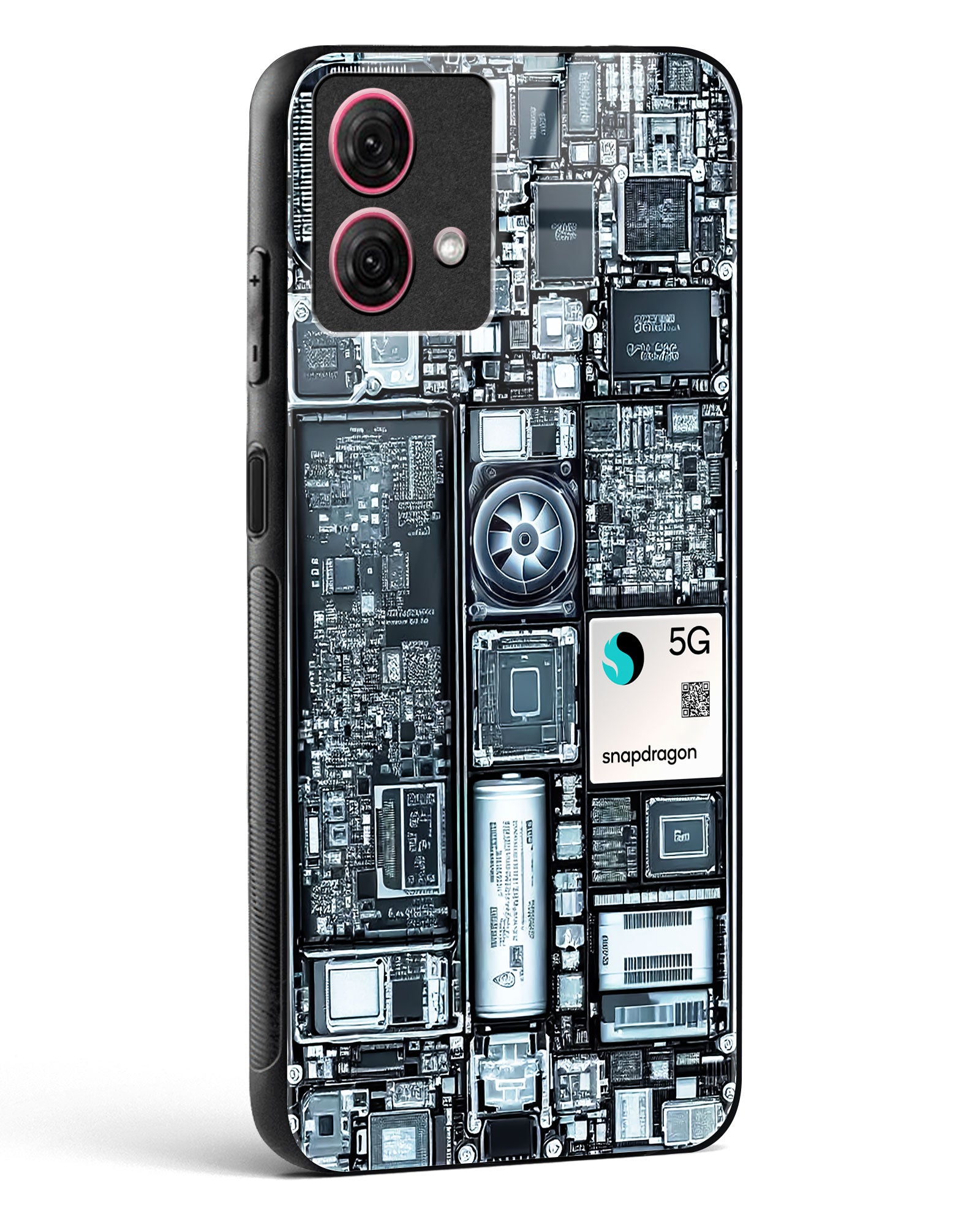 X-ray Vision Cyber Glass Phone Case-Moto G84 5G