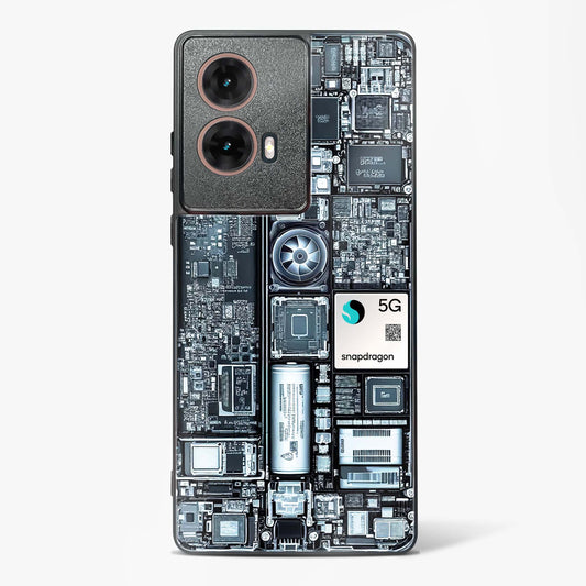 X-ray Vision Cyber Glass Phone Case-Moto G85 5G