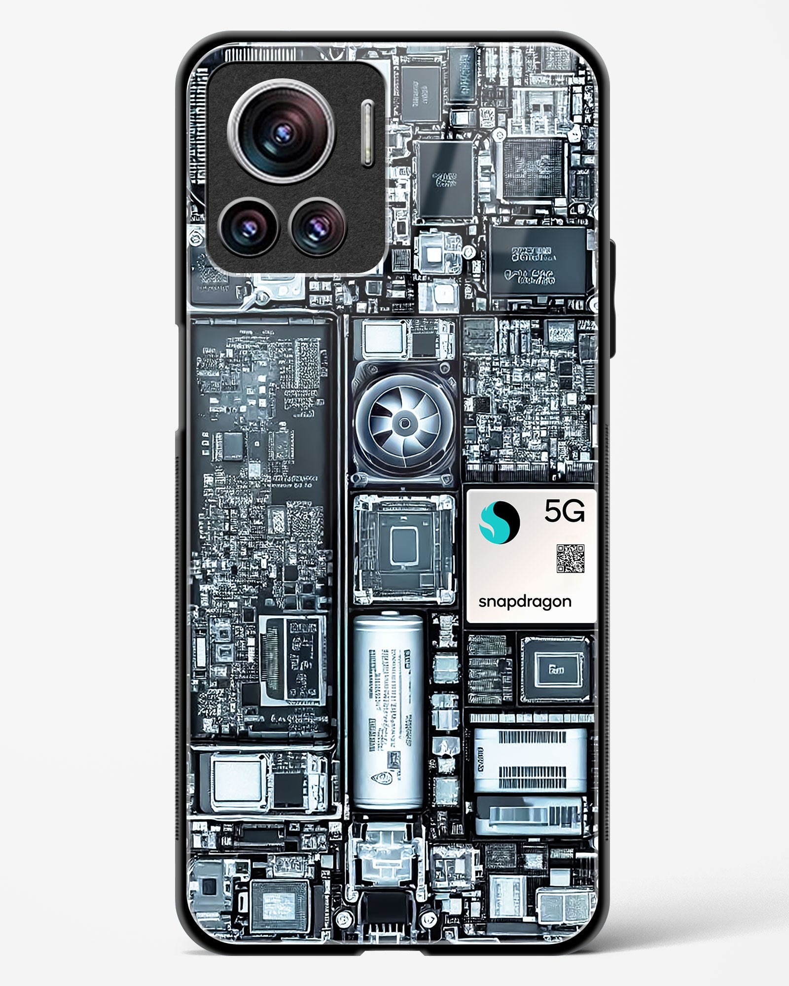 X-ray Vision Cyber Glass Phone Case-Motorola Edge 30 Ultra